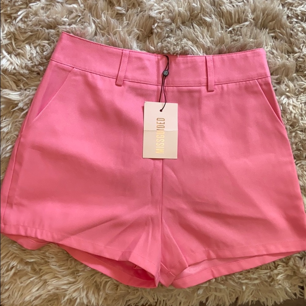 Pink Missguided Shorts